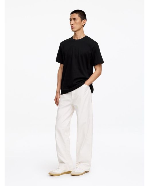 ARKET Black 220 Gsm Relaxed T-Shirt for men