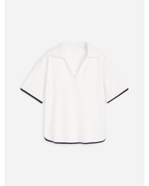 ARKET White Towelling Top