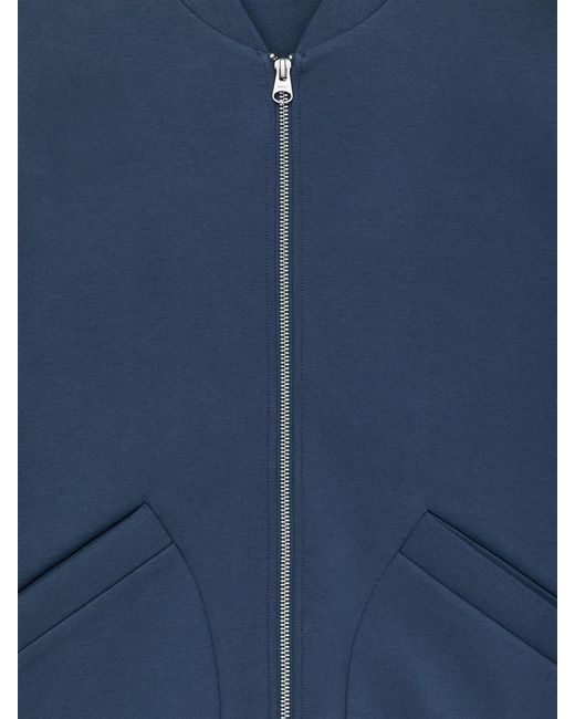ARKET Blue Scuba Zip Jacket for men