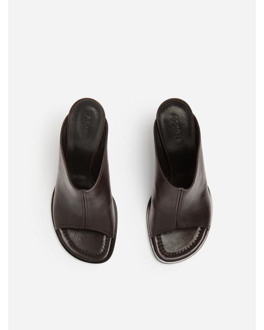 ARKET White Heel Slide Sandals
