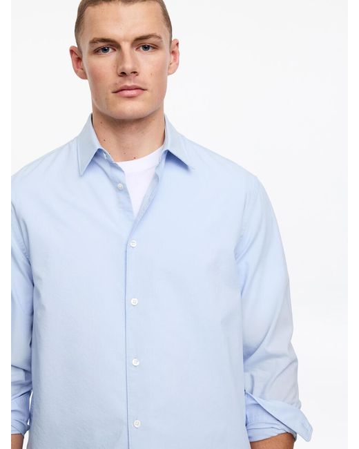 ARKET Blue Regular Cotton Lyocell Shirt for men
