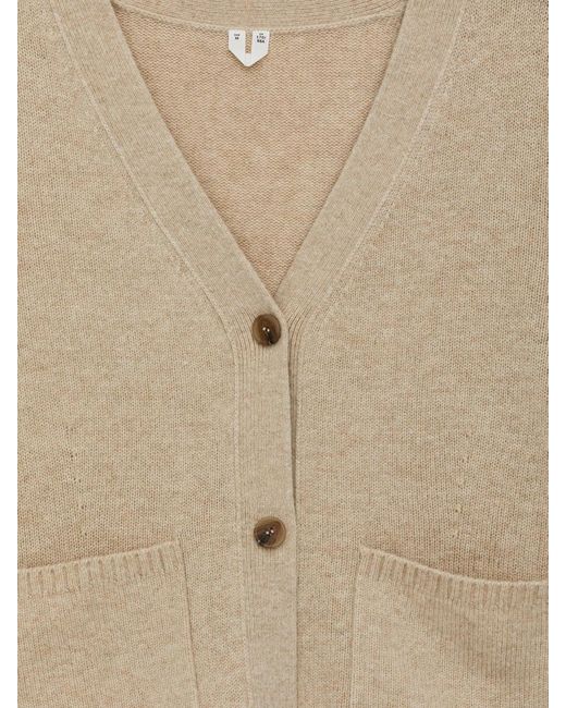 ARKET Natural Wool Cardigan