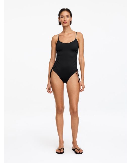 ARKET Black Strap Swimsuit