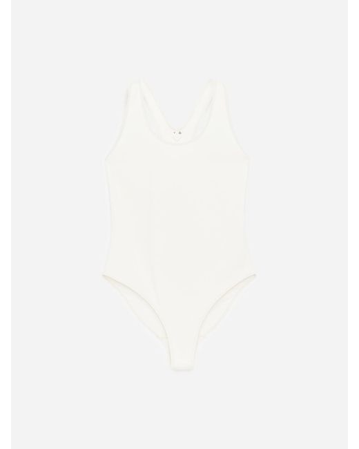 ARKET White Racerback Bodysuit