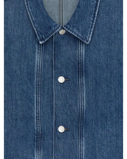 ARKET Blue Denim Overshirt for men