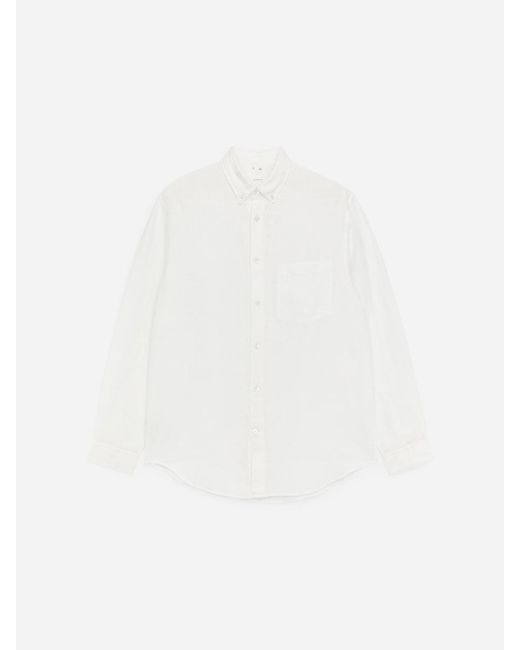 ARKET White Relaxed Linen Shirt for men
