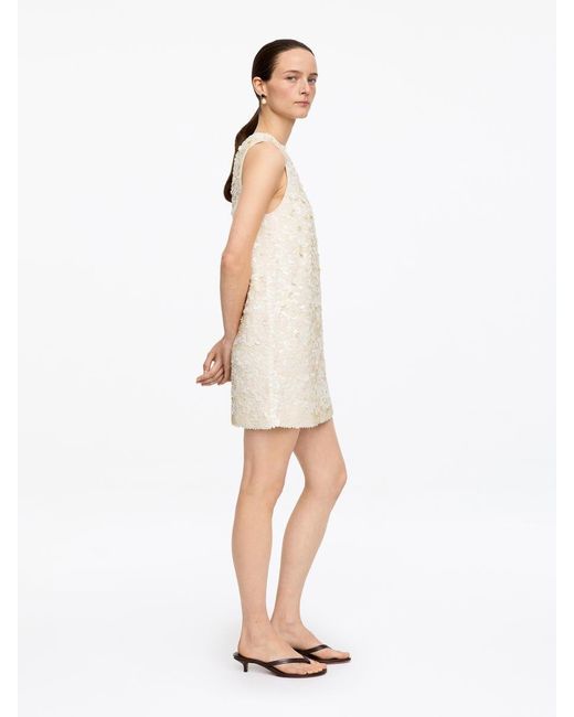 ARKET White Sequin Mini Dress