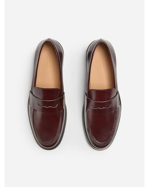 ARKET Blue Leather Loafers for men