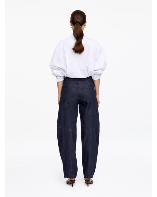 ARKET Blue Pine Relaxed Barrel Jeans