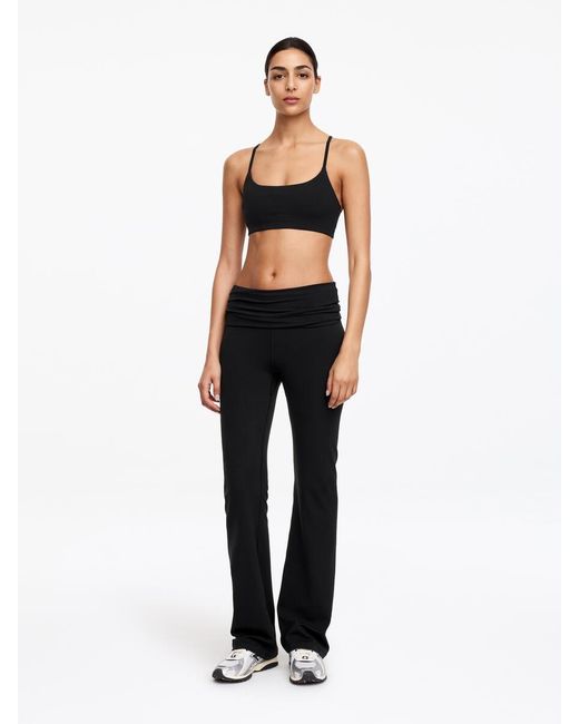 ARKET Black Flared Leggings
