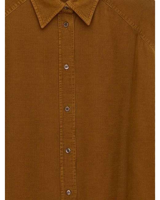 ARKET Brown Corduroy Shirt
