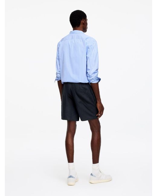 ARKET Blue Linen Shorts for men