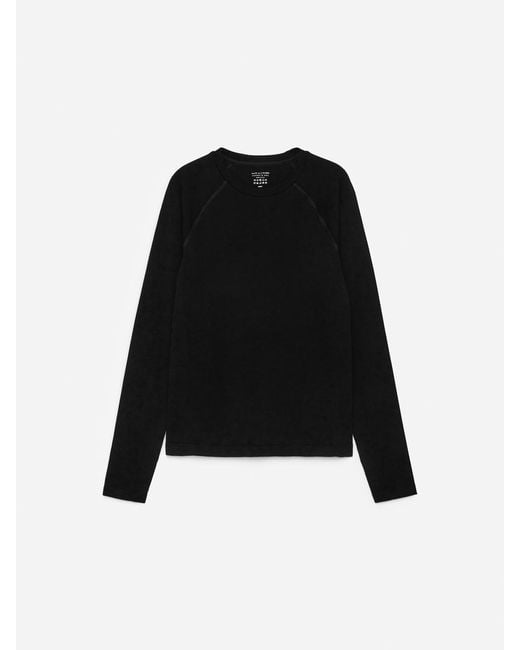 ARKET Black Seamless Wool-Blend Top
