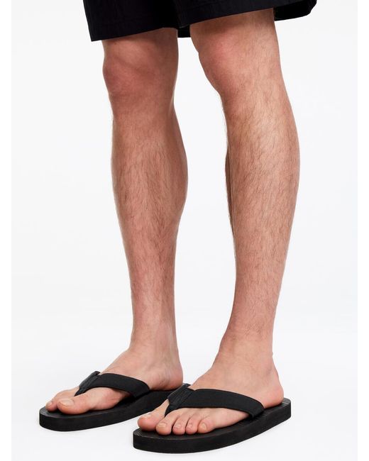 ARKET Black Sleepers Flip Flop for men