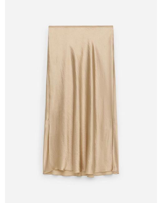 ARKET Natural Satin Skirt