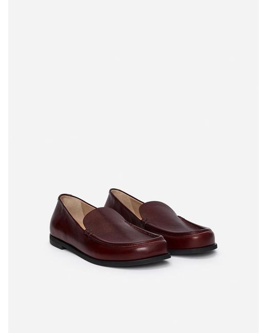 ARKET Blue Loafer Aus Leder