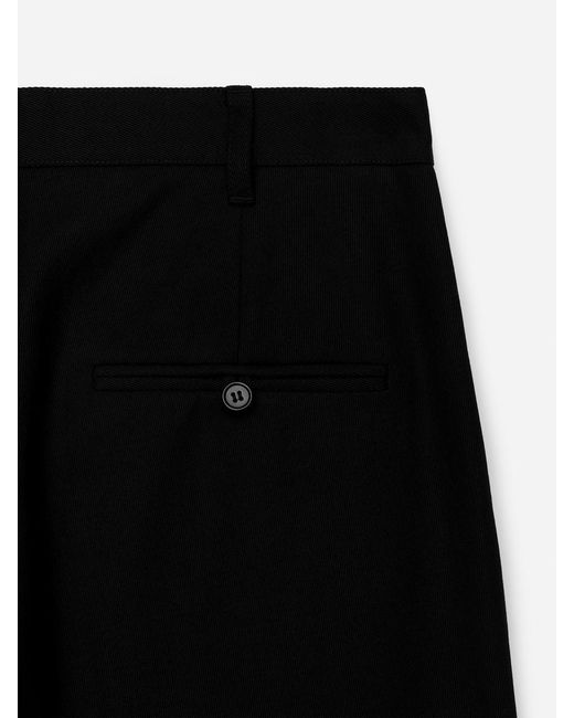 ARKET Black Wool-Blend Trousers for men