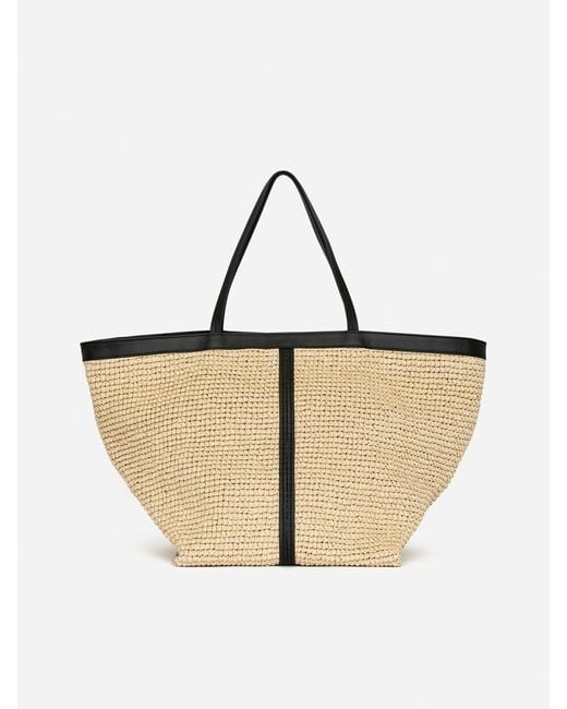 ARKET Natural Straw Tote