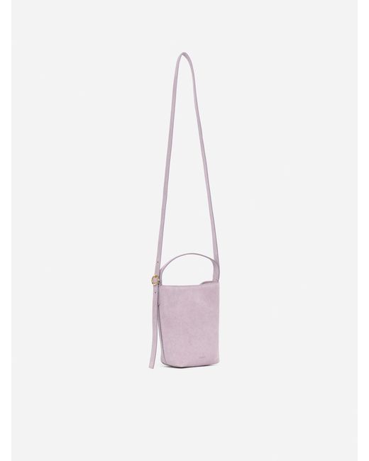 ARKET Natural Split Suede Crossbody Bag