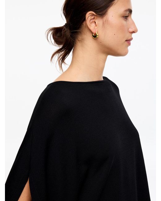 ARKET Black Plated Hoop Earrings