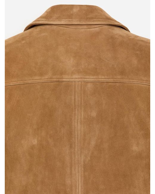 ARKET Blue Suede Jacket for men