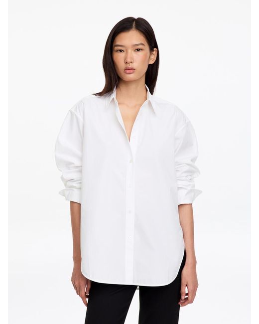 ARKET White Relaxed-Fit Poplin Shirt