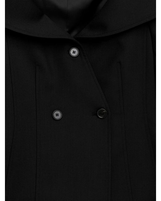 ARKET Black Off-Shoulder Blazer