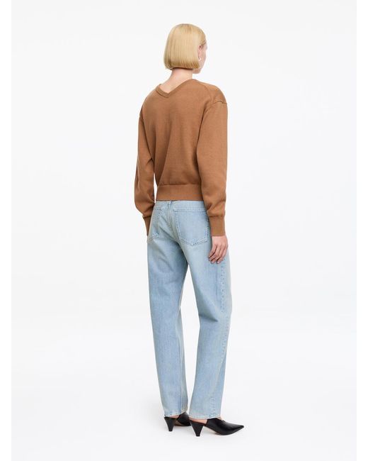 ARKET White Tapered Jeans