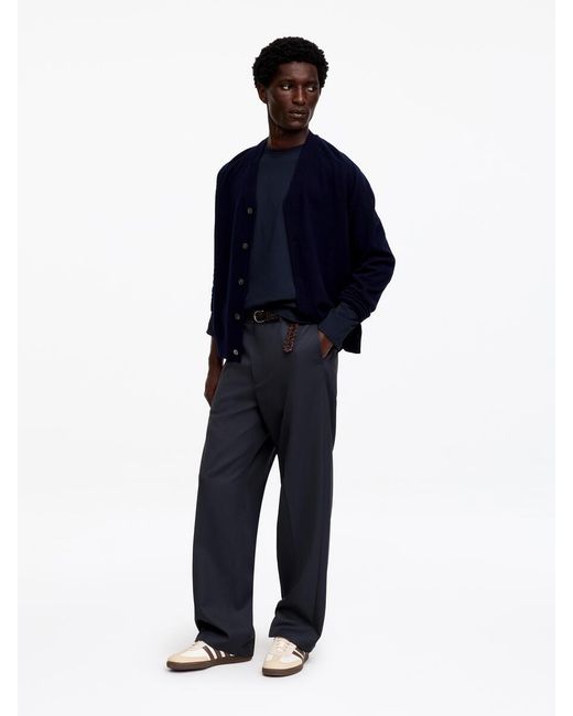 ARKET Blue Regular Long-Sleeve T-Shirt for men