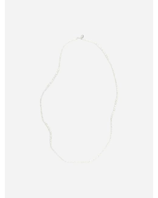 ARKET Natural Mother-Of-Pearl Beaded Necklace