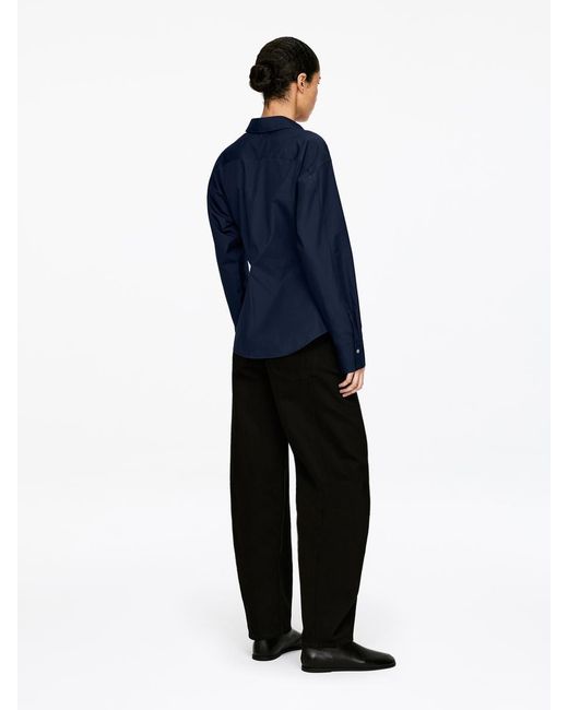 ARKET Blue Wrap Shirt