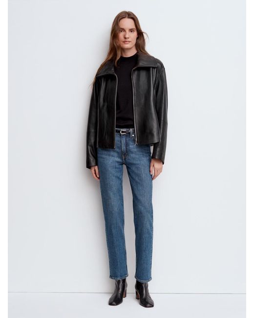 ARKET Blue Jade Cropped Slim Jeans