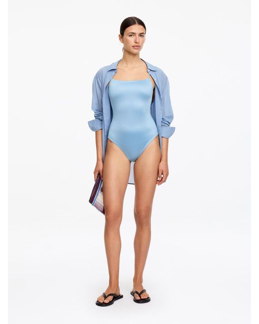 ARKET White Shiny Swimsuit