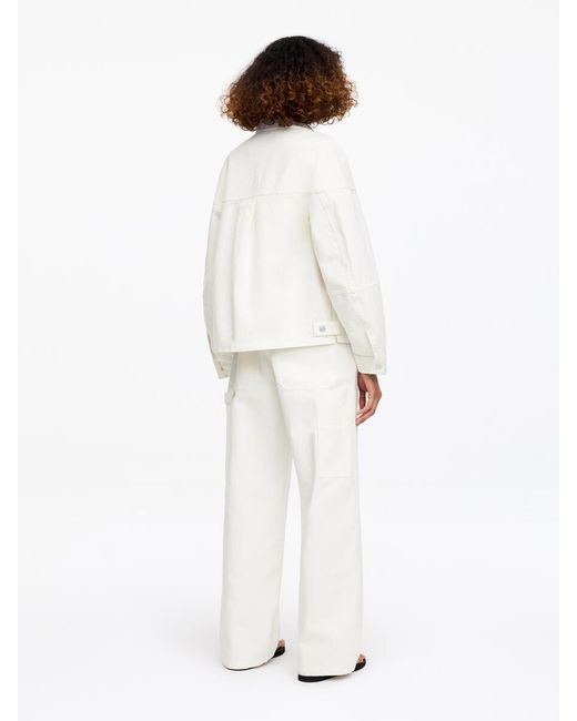 ARKET White And Laila Gohar Work Jacket