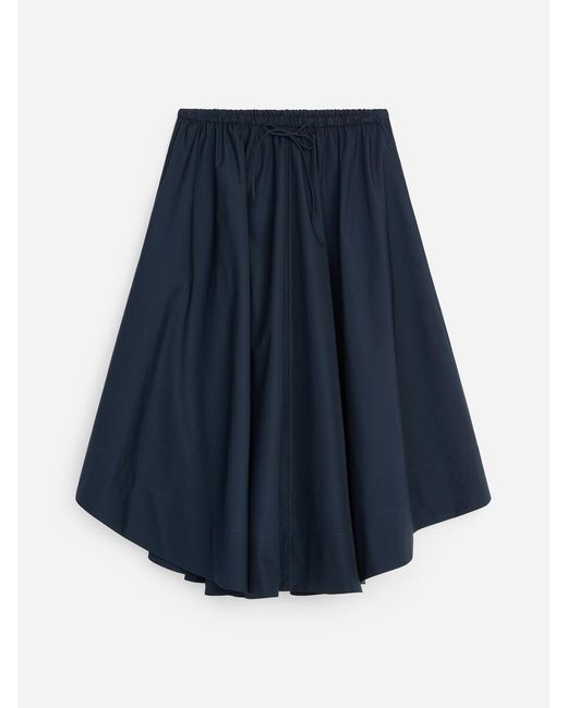 ARKET White Wide Cotton Skirt