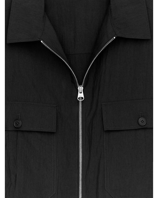 ARKET Black Lyocell Blend Overshirt for men