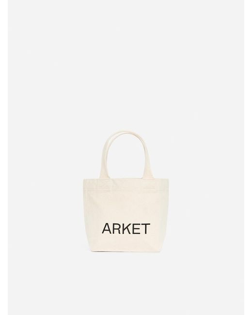 ARKET Black Canvas Mini Tote for men