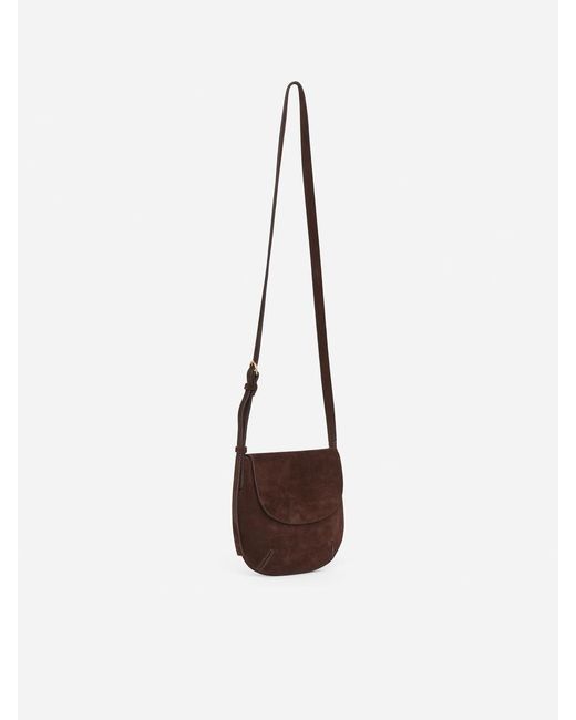 ARKET Black Split Suede Crossbody Bag