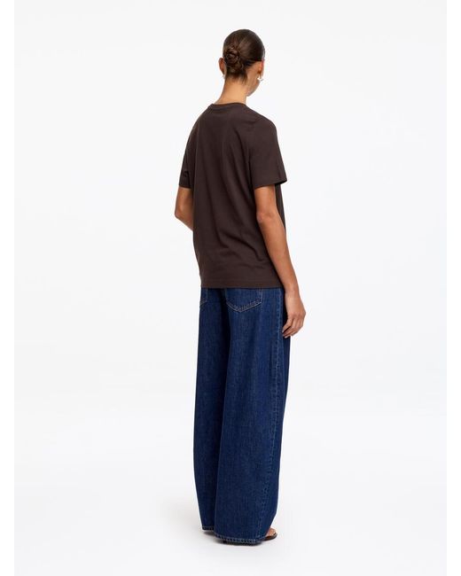 ARKET Blue Signature Short-Sleeve T-Shirt