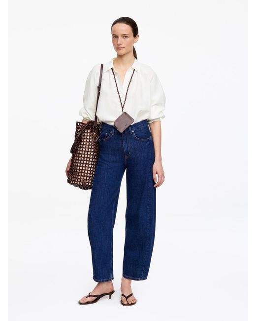 ARKET White Viscose-Linen Shirt