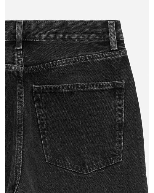 ARKET Black Coral Wide Jeans