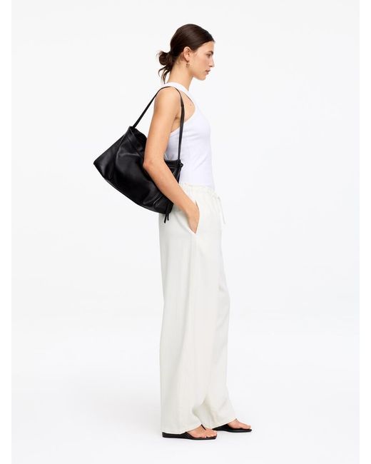 ARKET White Pull-On Denim Trousers