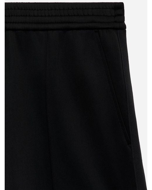 ARKET Black Pintuck Tracksuit Bottoms