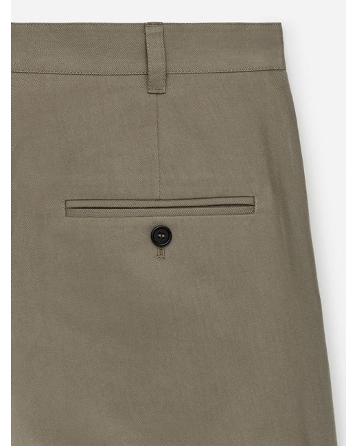 ARKET Green Tailored Wide-Fit Trousers for men