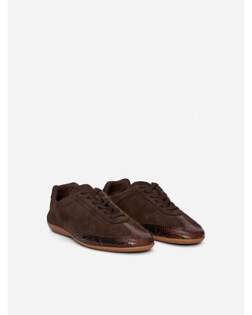 ARKET Black Suede Trainers