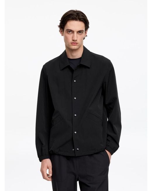 ARKET Black Active Coach Jacket for men