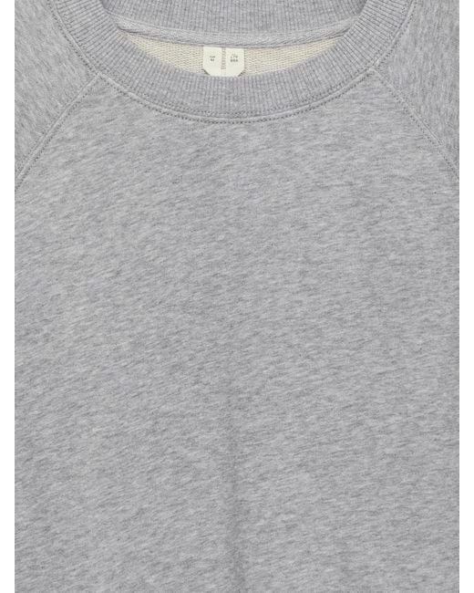 ARKET White French Terry Sweatshirt