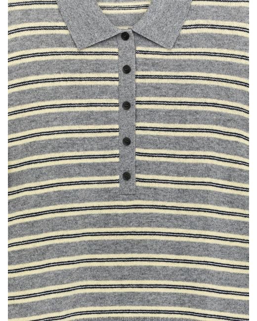 ARKET Gray Wool Polo Jumper