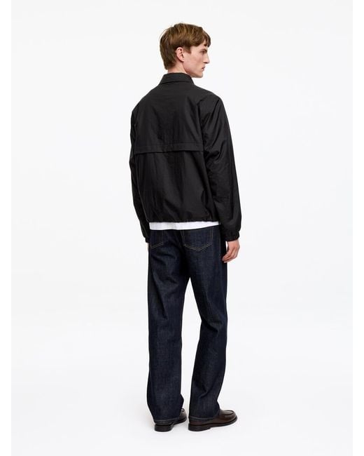 ARKET Blue Nylon Windbreaker for men