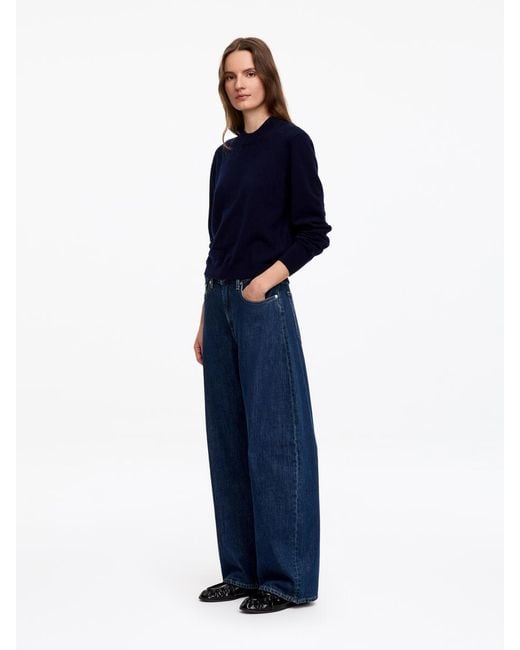 ARKET Blue Peony Barrel Jeans